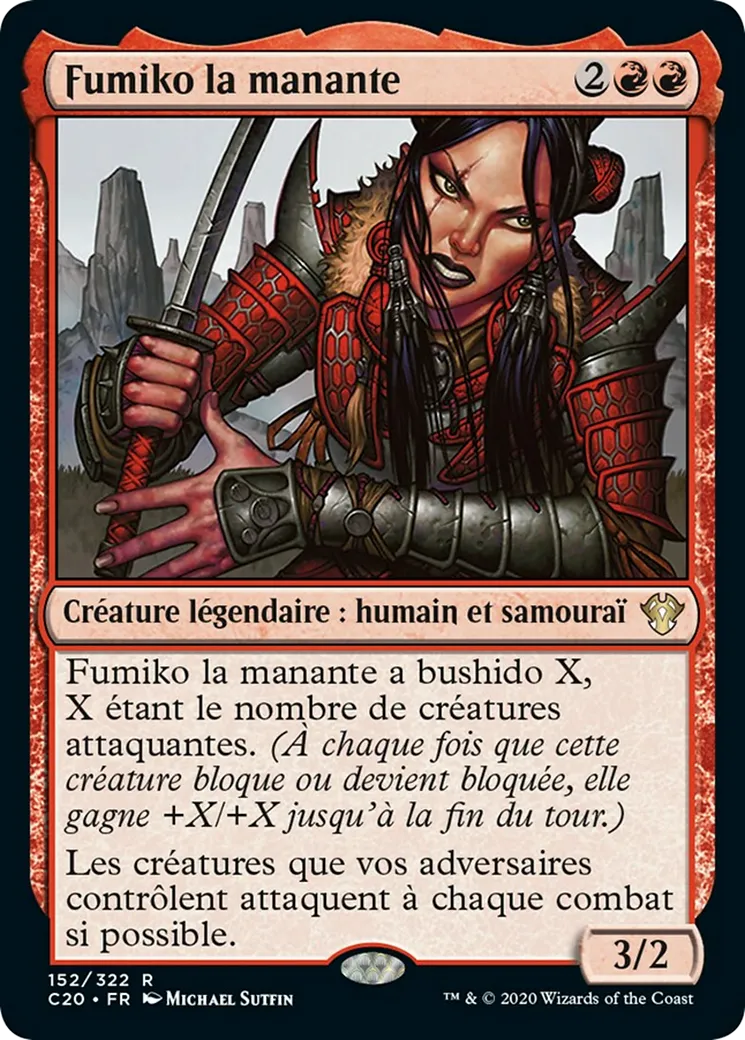Fumiko la manante — Commander 2020 — Magic: The Gathering