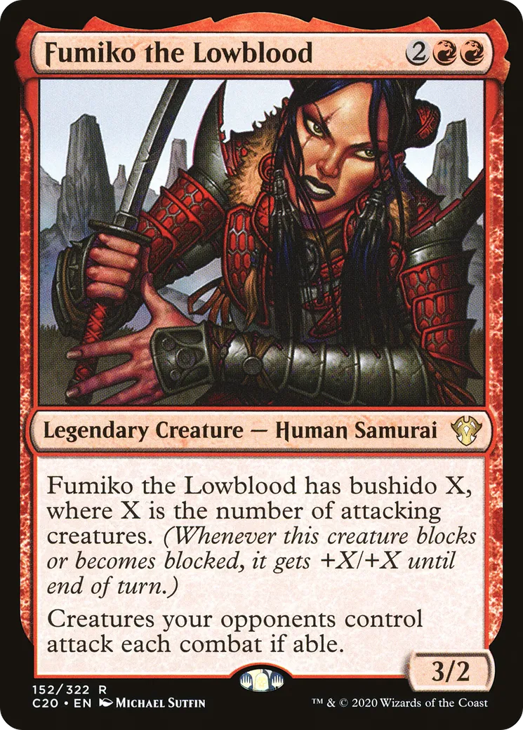 Fumiko the Lowblood — Commander 2020 — Magic: The Gathering