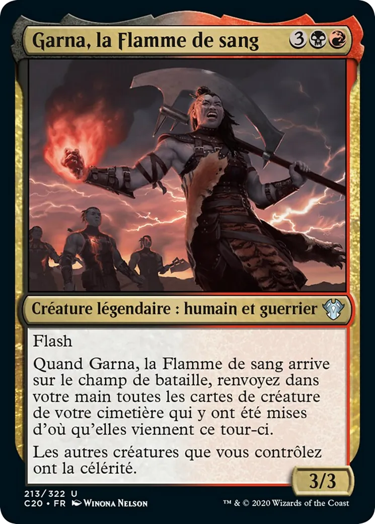 Garna, la Flamme de sang — Commander 2020 — Magic: The Gathering