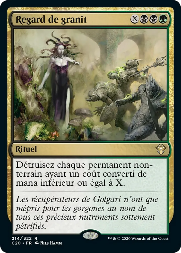 Regard de granit — Commander 2020 — Magic: The Gathering