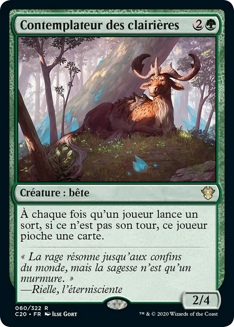 Contemplateur des clairières — Commander 2020 — Magic: The Gathering