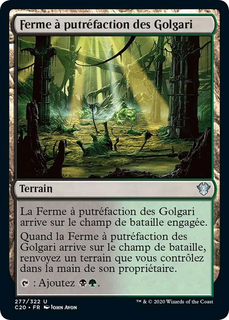 Ferme à putréfaction des Golgari — Commander 2020 — Magic: The Gathering
