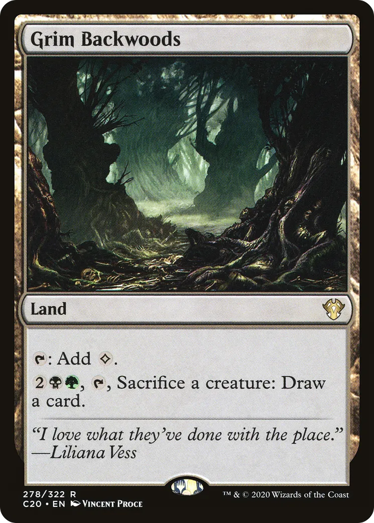 Sinistre forêt sauvage — Commander 2020 — Magic: The Gathering