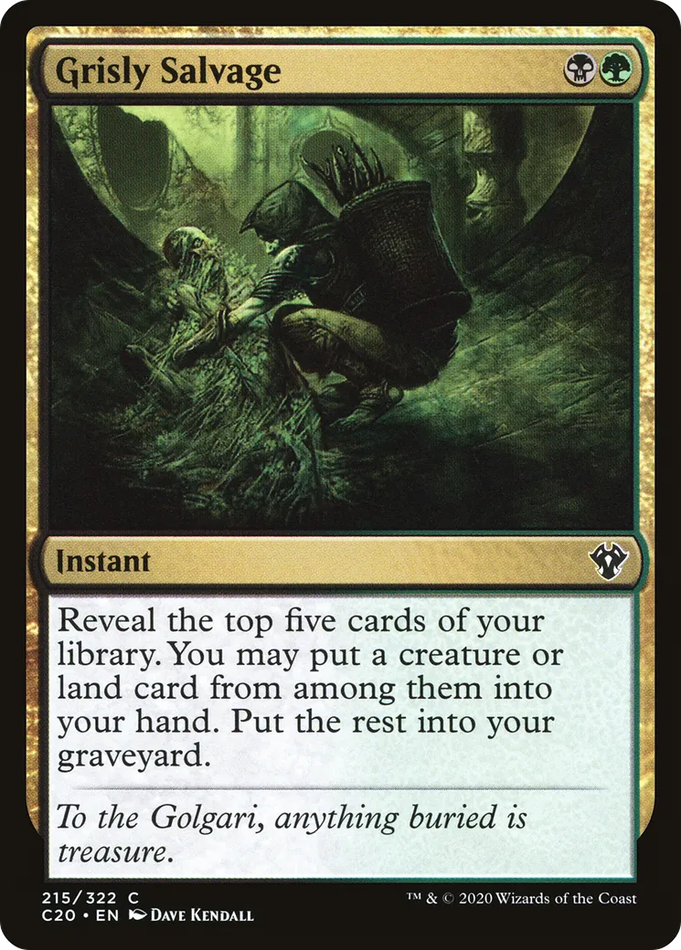 Horrible récupération — Commander 2020 — Magic: The Gathering