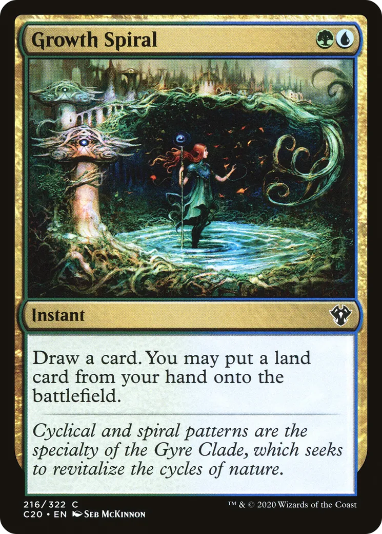 Growth Spiral — Commander 2020 — Magic: The Gathering
