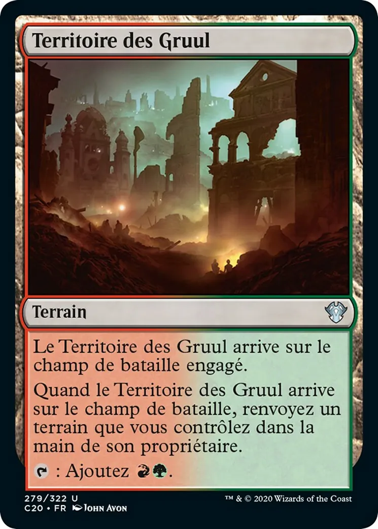 Territoire des Gruul — Commander 2020 — Magic: The Gathering