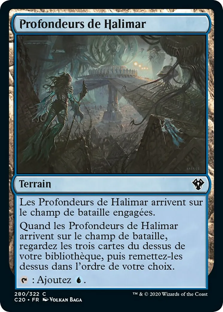 Profondeurs de Halimar — Commander 2020 — Magic: The Gathering