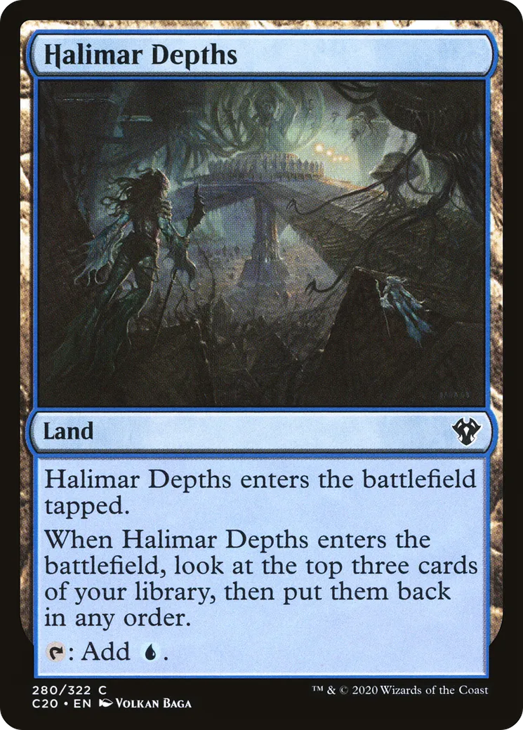 Halimar Depths — Commander 2020 — Magic: The Gathering