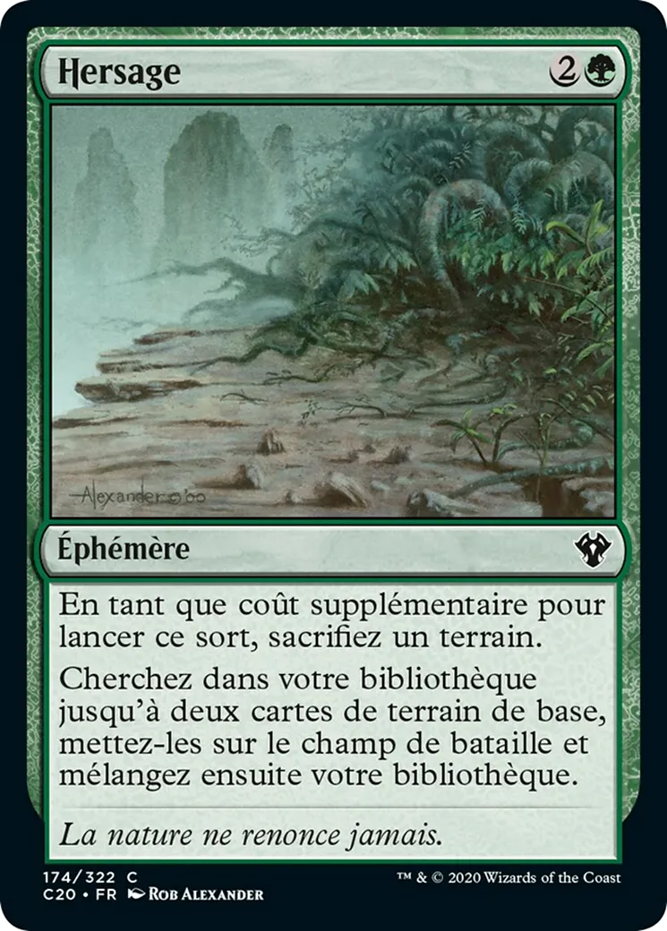 Hersage from Commander 2020 - Magic: The Gathering