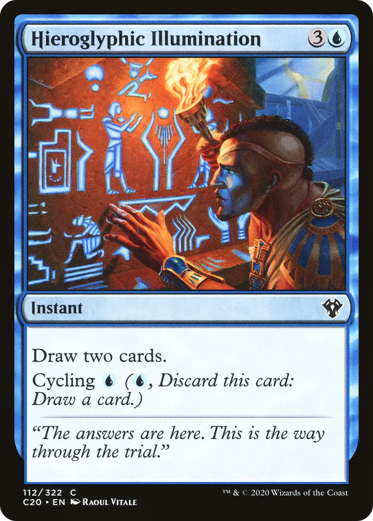 Hieroglyphic Illumination — Commander 2020 — Magic: The Gathering