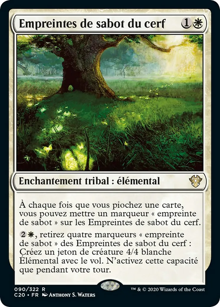 Empreintes de sabot du cerf from Commander 2020 - Magic: The Gathering