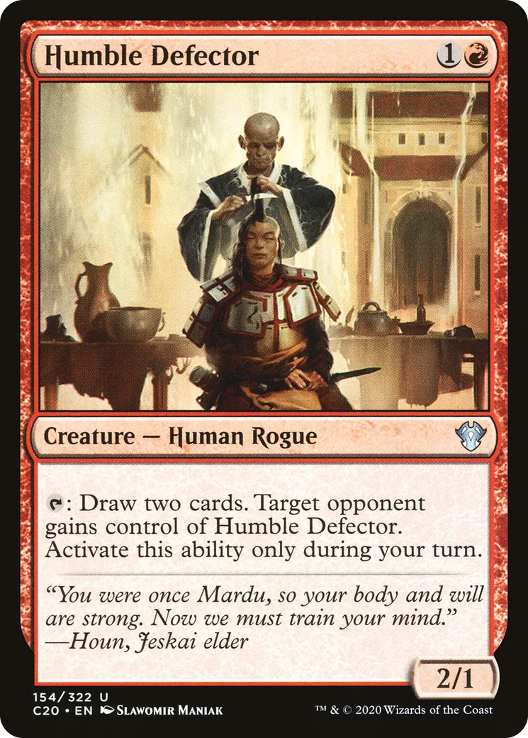Humble Defector — Commander 2020 — Magic: The Gathering