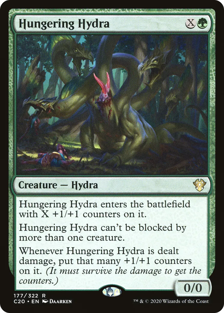 Hungering Hydra — Commander 2020 — Magic: The Gathering