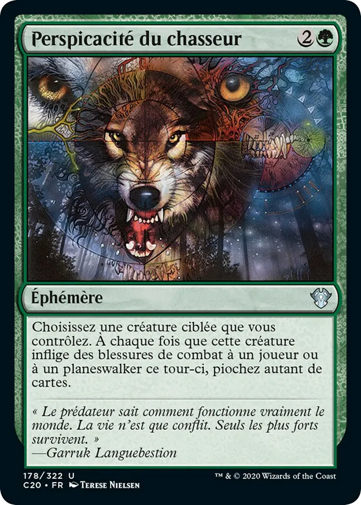 Perspicacité du chasseur — Commander 2020 — Magic: The Gathering