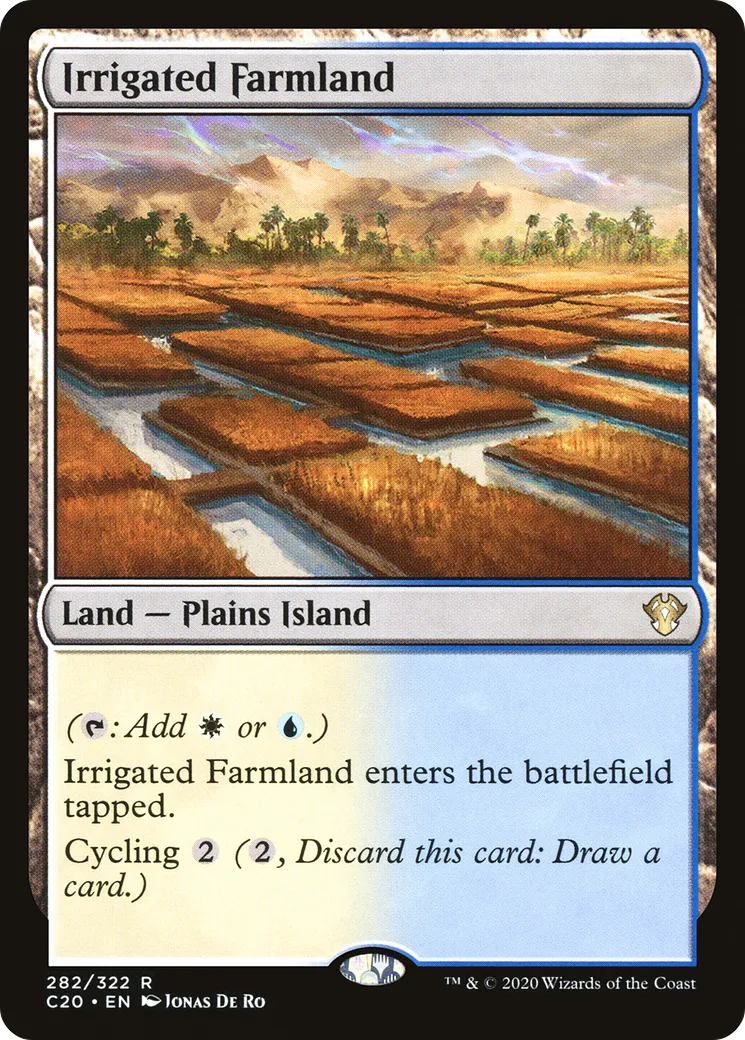 Irrigated Farmland from Commander 2020 - Magic: The Gathering