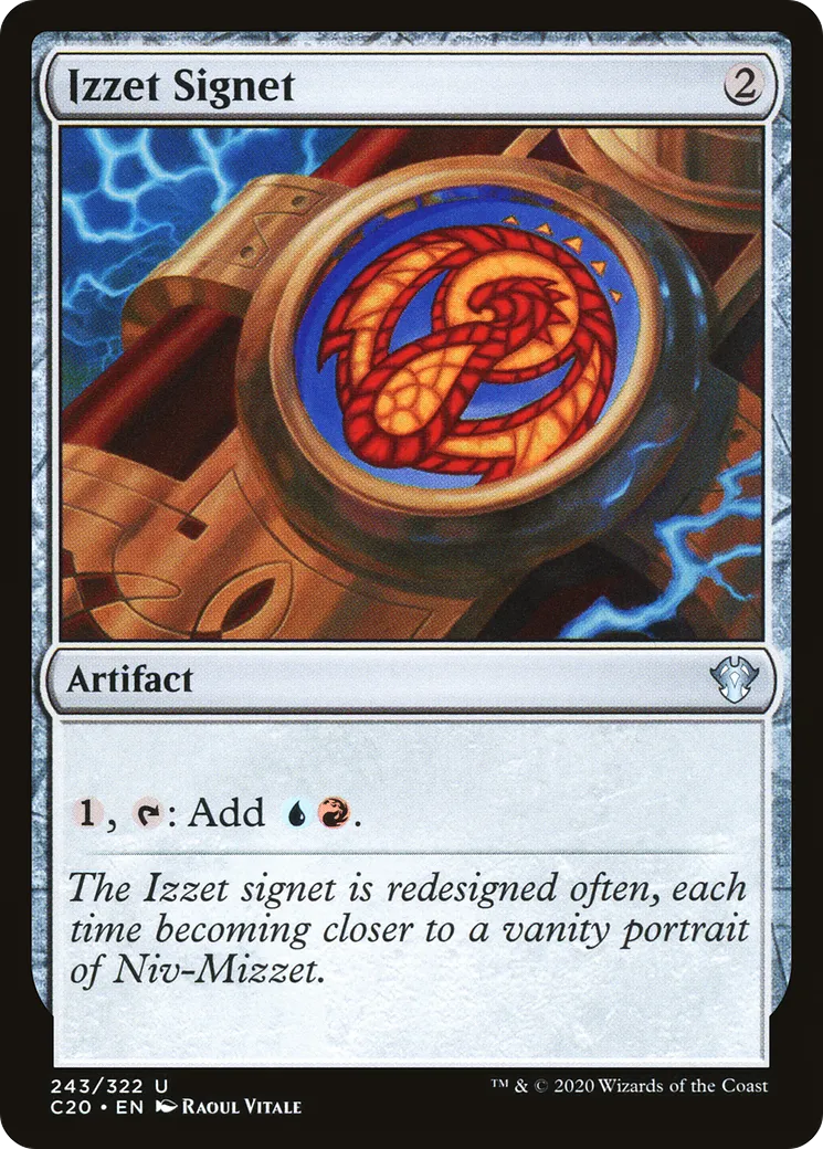 Izzet Signet — Commander 2020 — Magic: The Gathering