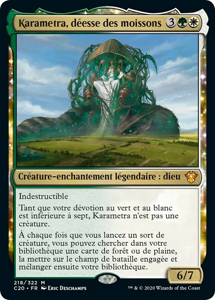 Karametra, déesse des Moissons — Commander 2020 — Magic: The Gathering