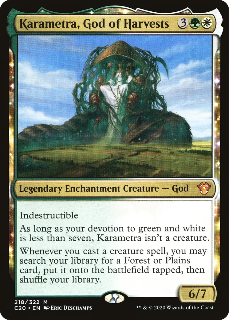 Karametra, God of Harvests — Commander 2020 — Magic: The Gathering