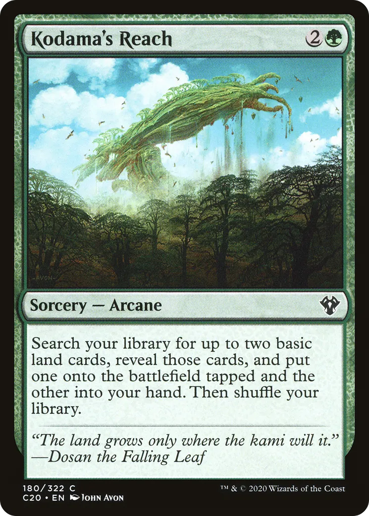 Kodama's Reach — Commander 2020 — Magic: The Gathering