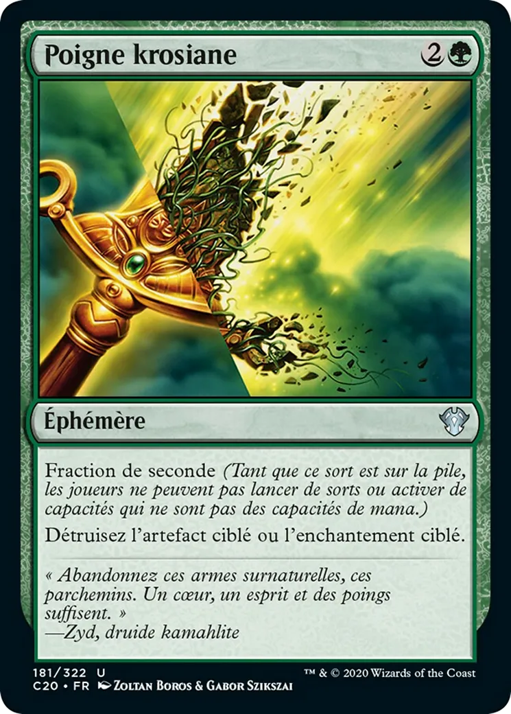 Poigne krosiane — Commander 2020 — Magic: The Gathering