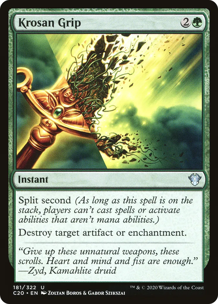 Krosan Grip — Commander 2020 — Magic: The Gathering