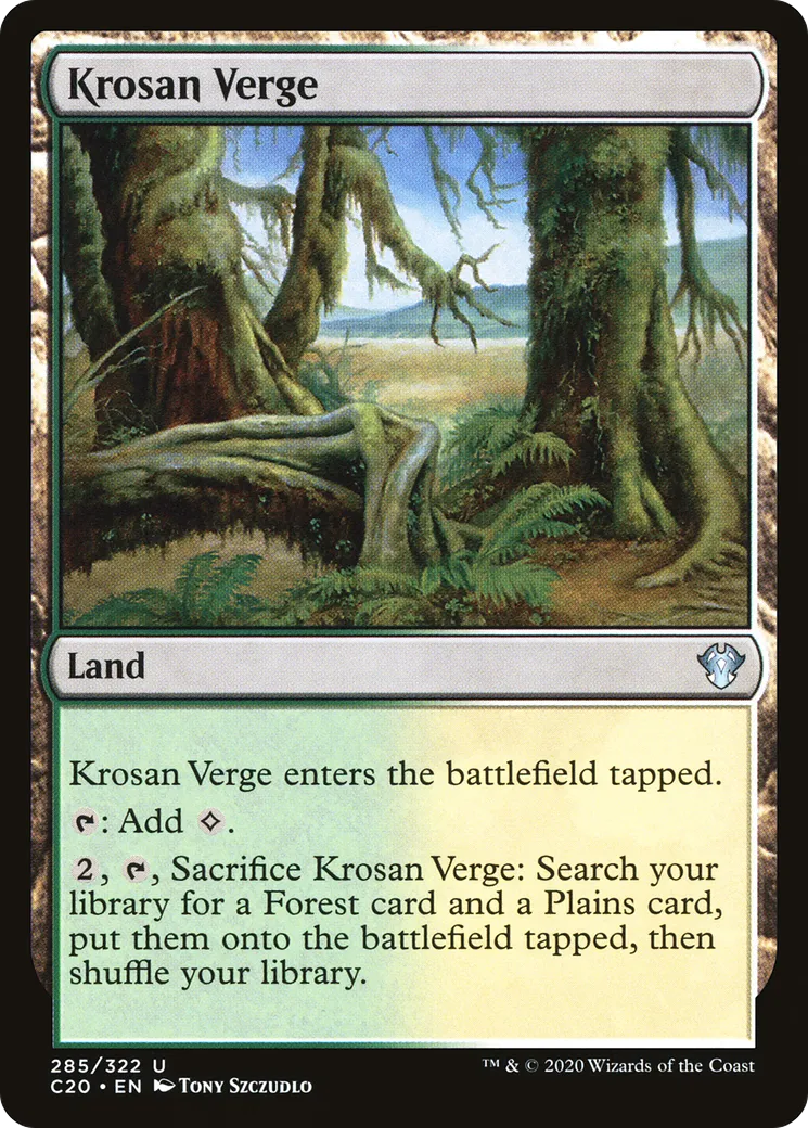 Krosan Verge — Commander 2020 — Magic: The Gathering