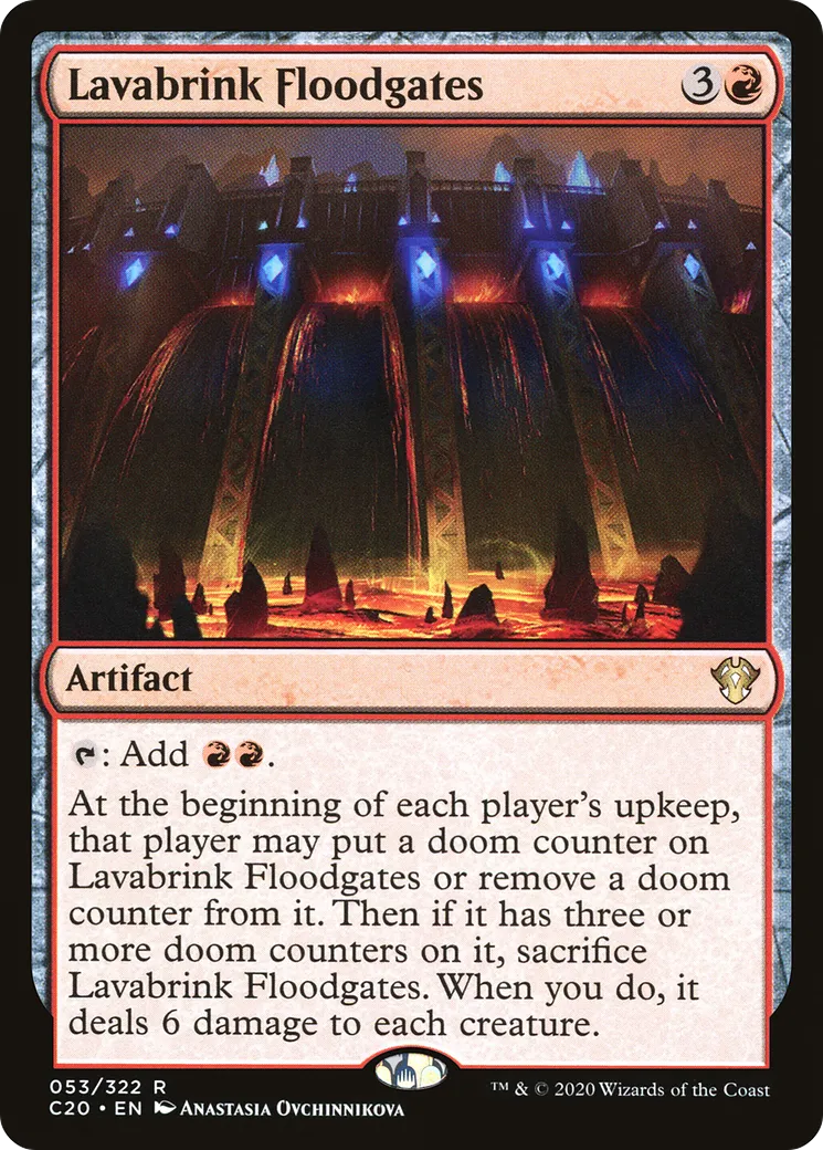 Lavabrink Floodgates — Commander 2020 — Magic: The Gathering