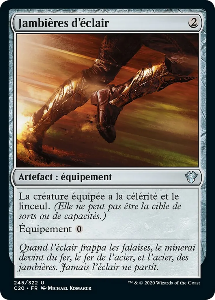 Jambières d'éclair — Commander 2020 — Magic: The Gathering