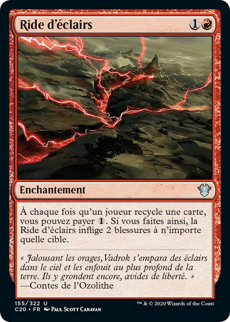 Ride d'éclairs — Commander 2020 — Magic: The Gathering