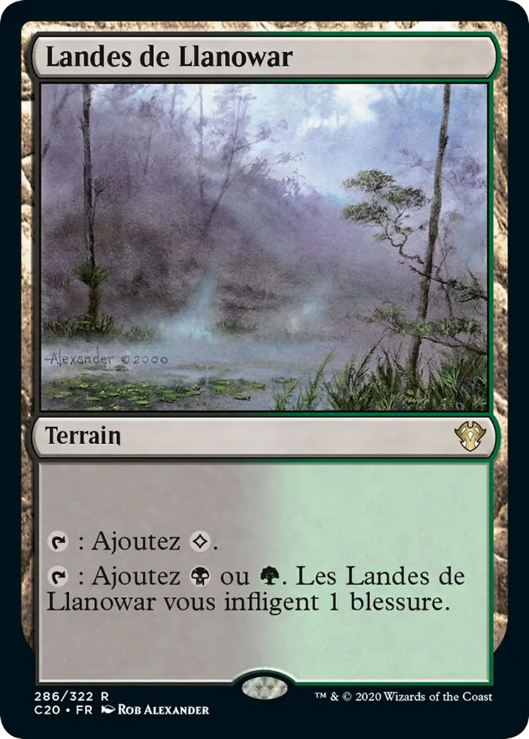 Landes de Llanowar — Commander 2020 — Magic: The Gathering