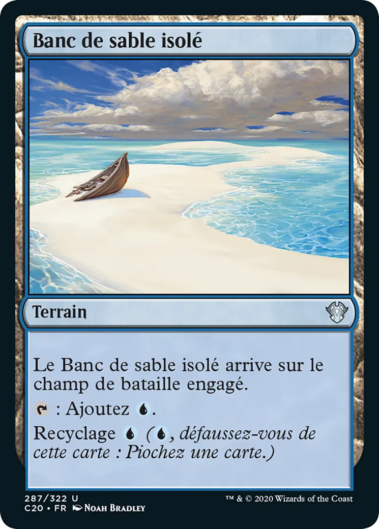 Banc de sable isolé — Commander 2020 — Magic: The Gathering