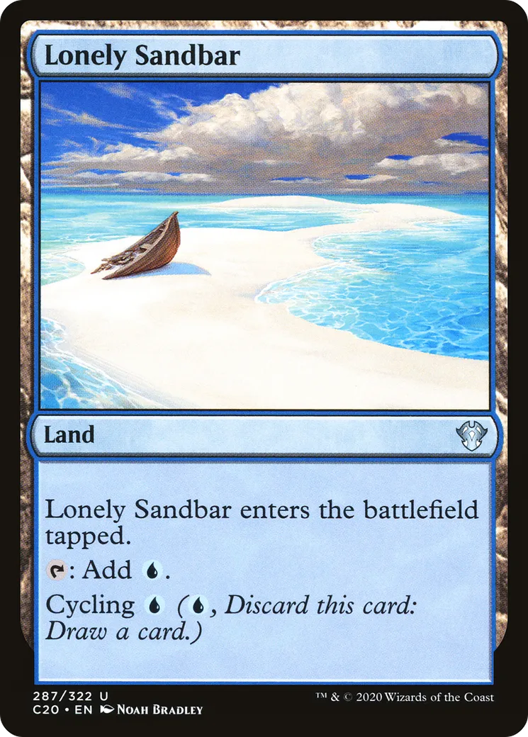 Banc de sable isolé — Commander 2020 — Magic: The Gathering