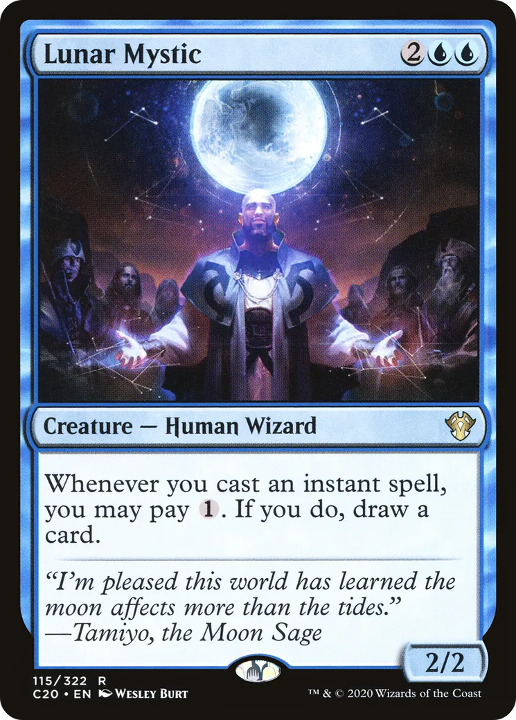 Lunar Mystic — Commander 2020 — Magic: The Gathering