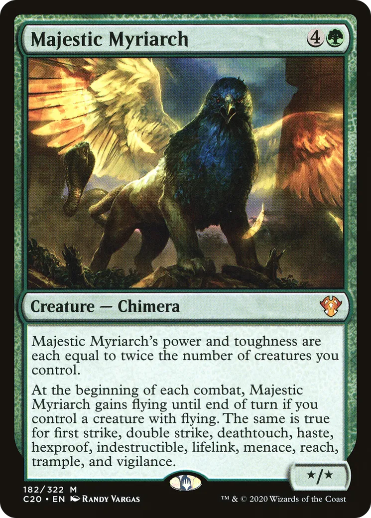 Majestic Myriarch — Commander 2020 — Magic: The Gathering