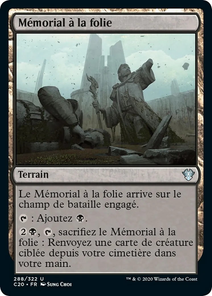 Mémorial à la folie — Commander 2020 — Magic: The Gathering