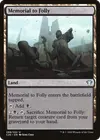 Product image for Memorial to Folly