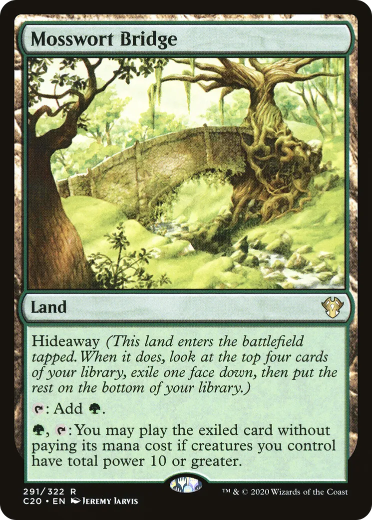 Mosswort Bridge — Commander 2020 — Magic: The Gathering