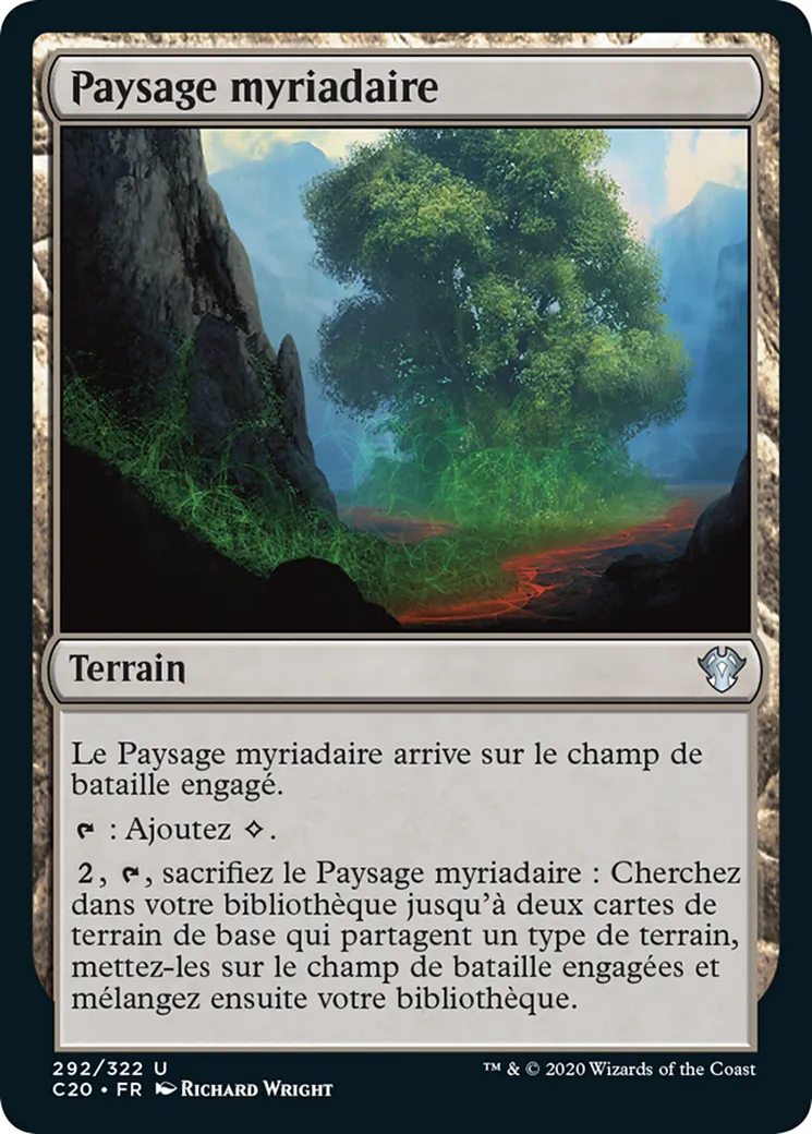 Paysage myriadaire — Commander 2020 — Magic: The Gathering