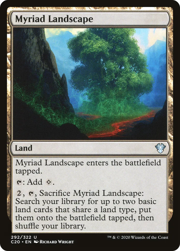 Myriad Landscape — Commander 2020 — Magic: The Gathering