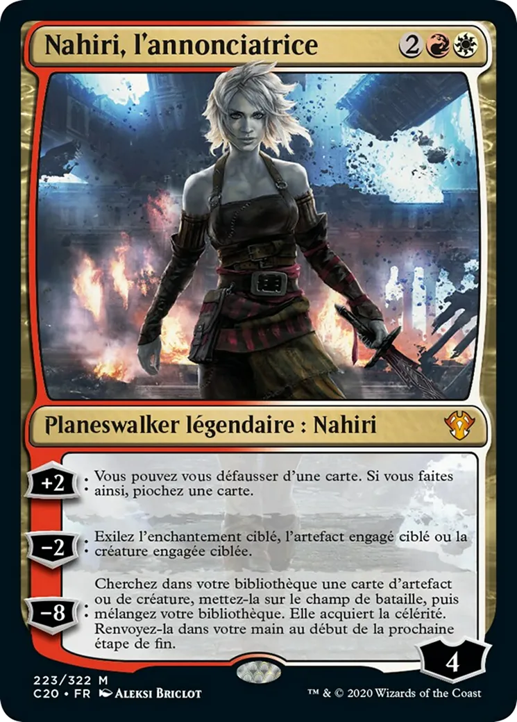 Nahiri, l'annonciatrice — Commander 2020 — Magic: The Gathering