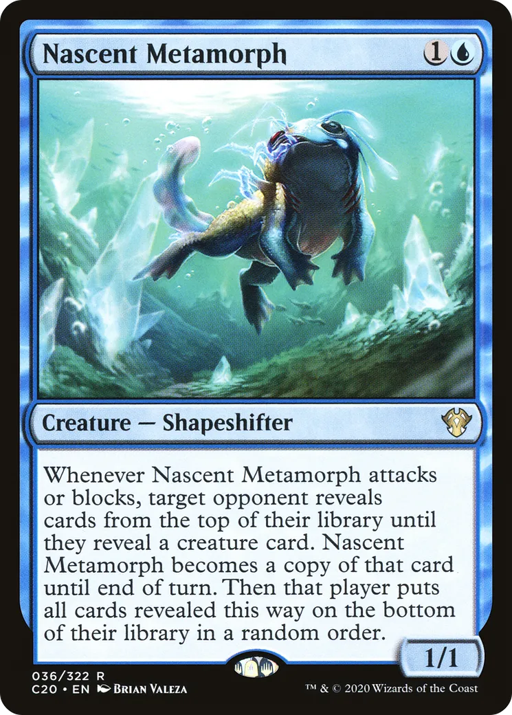 Nascent Metamorph — Commander 2020 — Magic: The Gathering