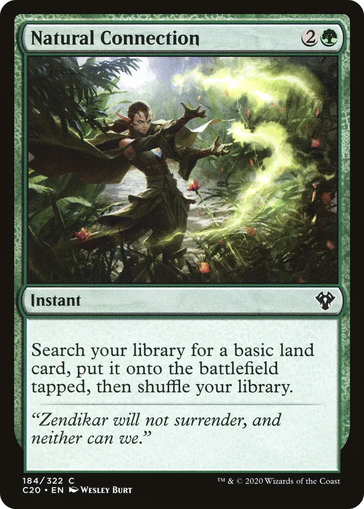 Natural Connection — Commander 2020 — Magic: The Gathering