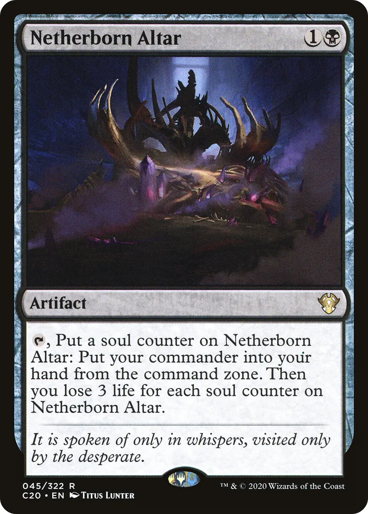 Netherborn Altar — Commander 2020 — Magic: The Gathering