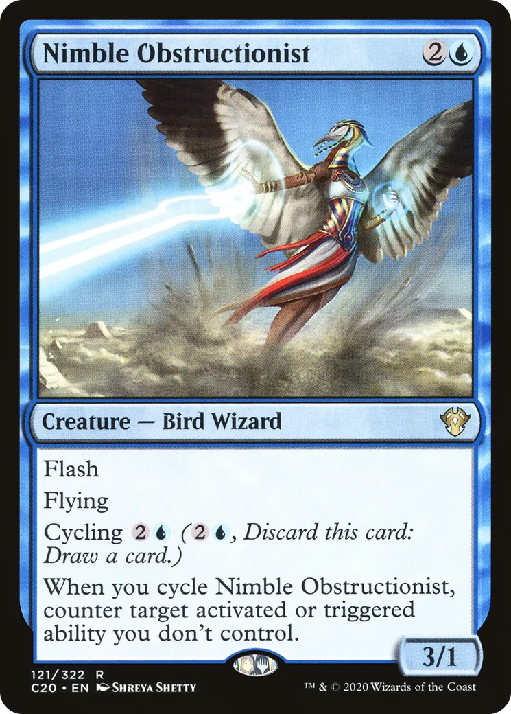 Nimble Obstructionist — Commander 2020 — Magic: The Gathering