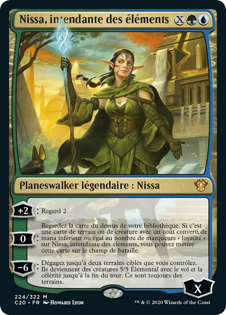 Nissa, intendante des éléments — Commander 2020 — Magic: The Gathering