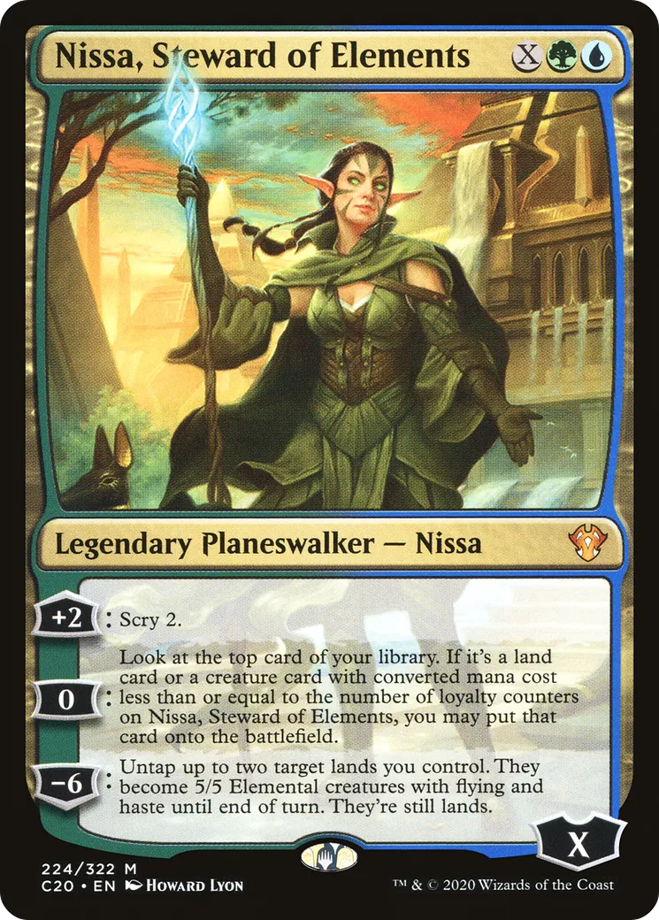 Nissa, intendante des éléments — Commander 2020 — Magic: The Gathering