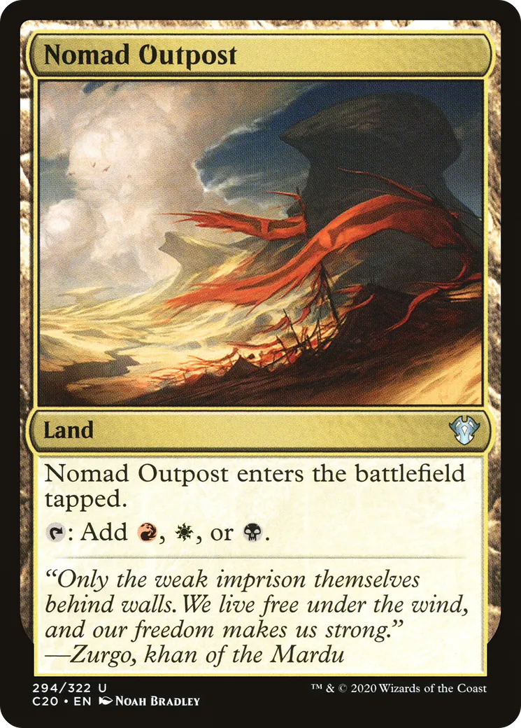 Nomad Outpost — Commander 2020 — Magic: The Gathering