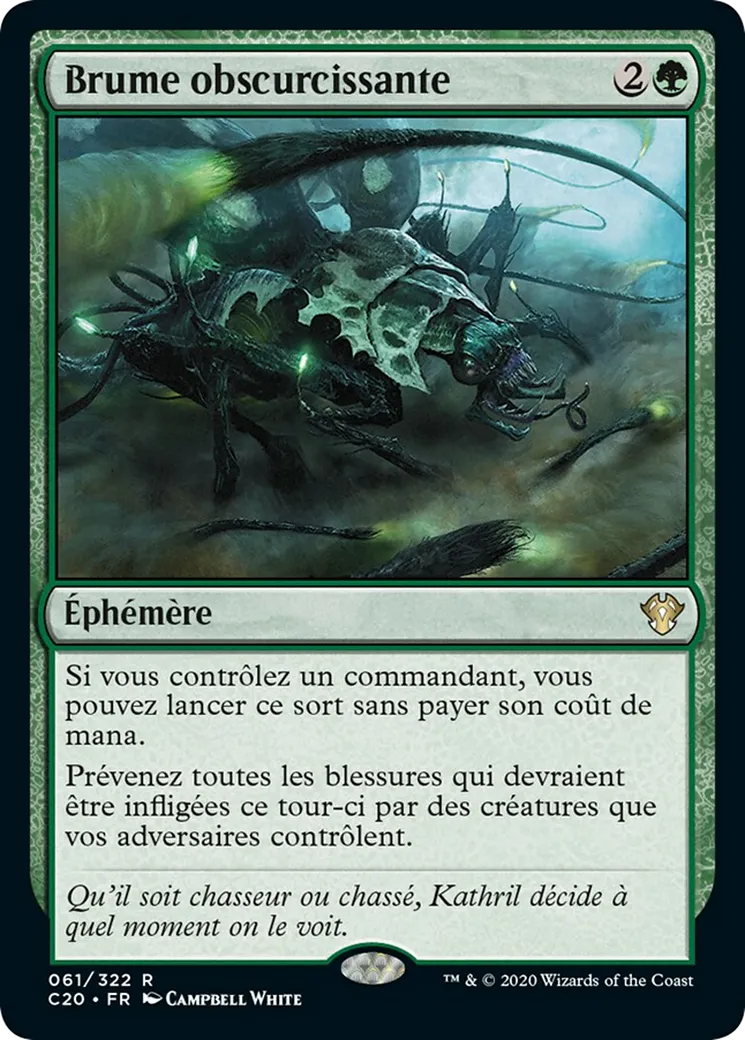 Brume obscurcissante — Commander 2020 — Magic: The Gathering