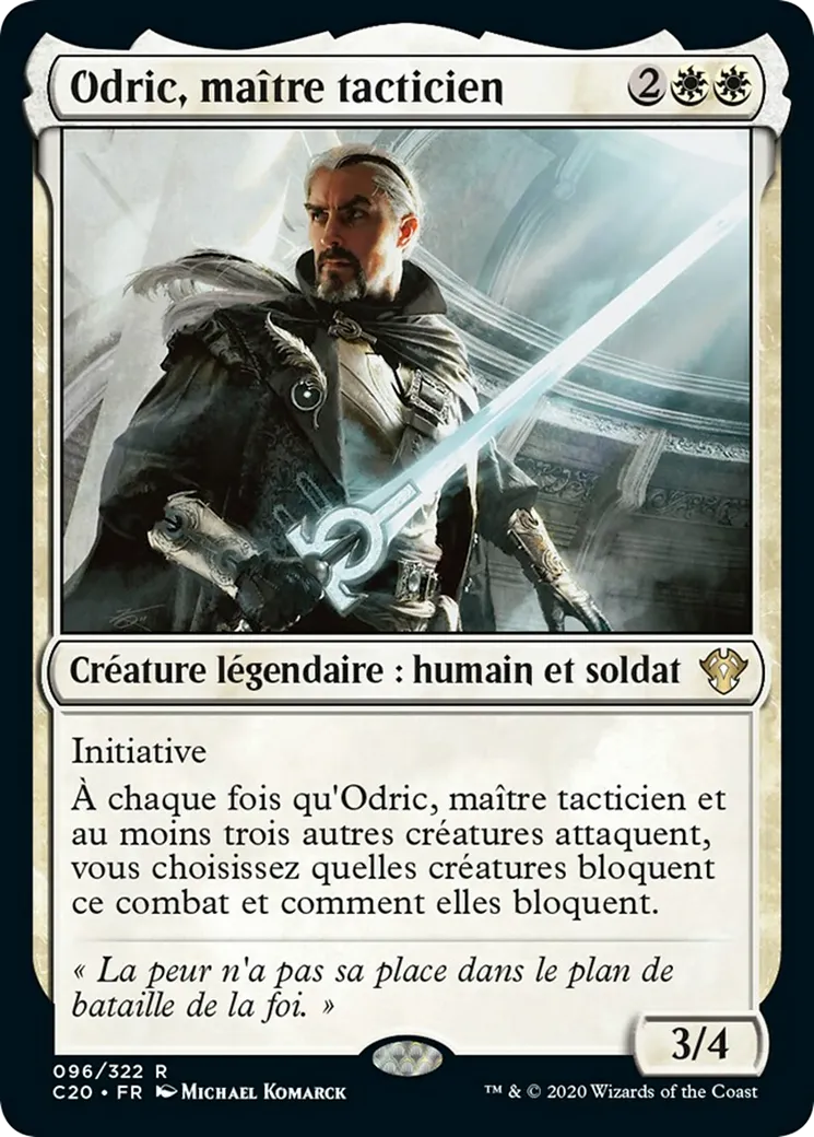 Odric, maître tacticien — Commander 2020 — Magic: The Gathering