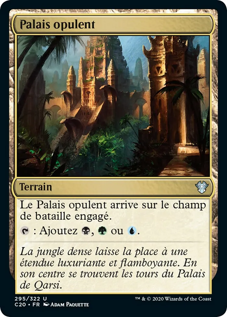Palais opulent — Commander 2020 — Magic: The Gathering